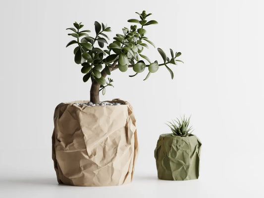 Crumpled Plant pot